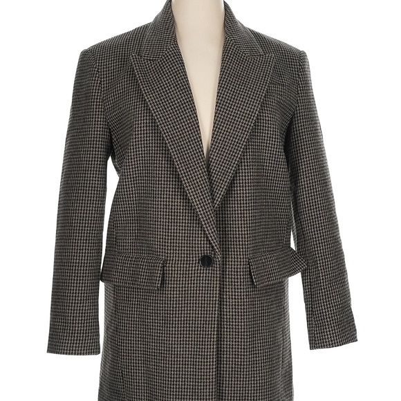 Zara Jackets & Blazers - Zara Black and White Houndstooth Blazer
